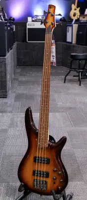 Store Special Product - Ibanez - SR370EF Standard Series Fretless Bass - Brown Burs